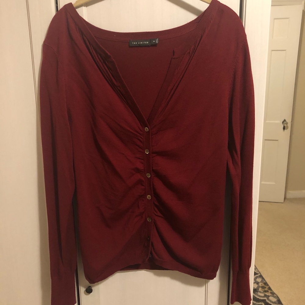The Limited ruched-front cardigan Sz L